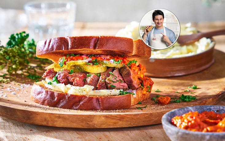 Croatian steak sandwich - Opskrifter | Pågen